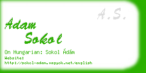 adam sokol business card